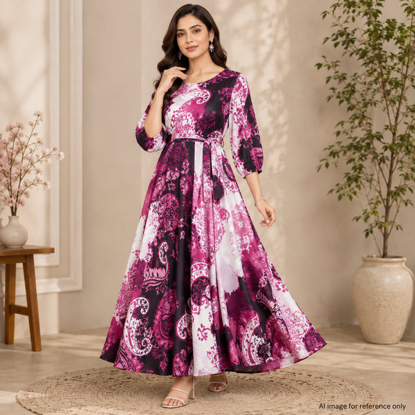 Elevate Your Style with OM Fabs' Exquisite Made-in-India Satin Georgette Fabrics PK 1298 C4