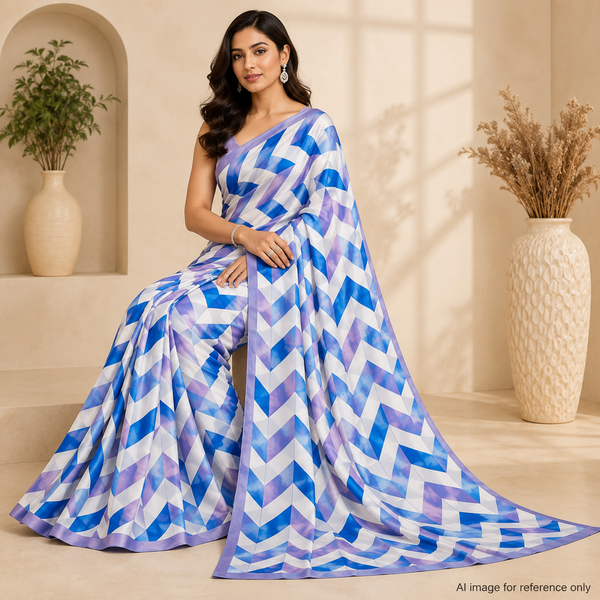 Elegant Satin Georgette Fabrics by OM Fabs: Crafted in India with OM PRINTS Excellence in Soft Organza, Crepe Silk, and More OM SS 753 C1