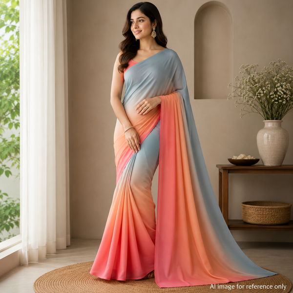 Elegant Satin Georgette Fabrics by Omre OM Fabs OM SS 815 C1
