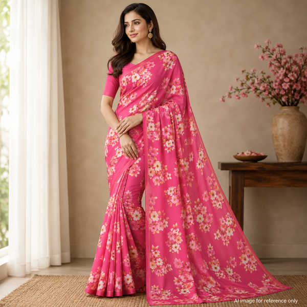 Floral OM Fabs: The Epitome of Polyester Luxury OM PK 1282 C1