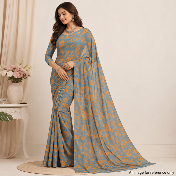 Elegance Redefined: Georgette Fabric Collection by OM Fabs OM  RJ  1213 C3