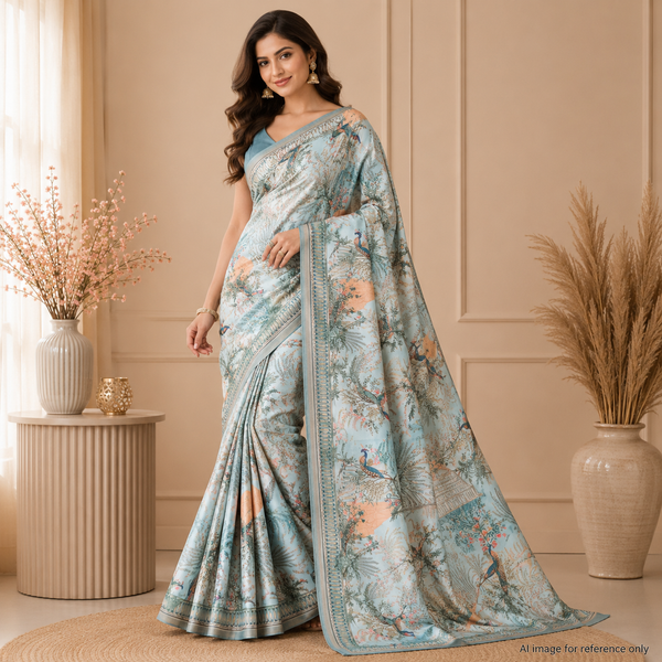 Timeless Charm: OM Fabs' Satin Georgette Masterpieces OM SS 209 C1