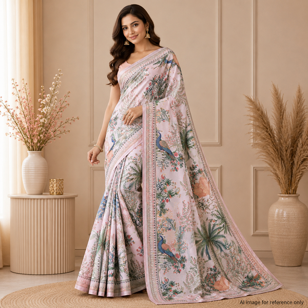 Elegance Redefined: Satin Georgette Collection by OM Fabs OM SS 209 C2