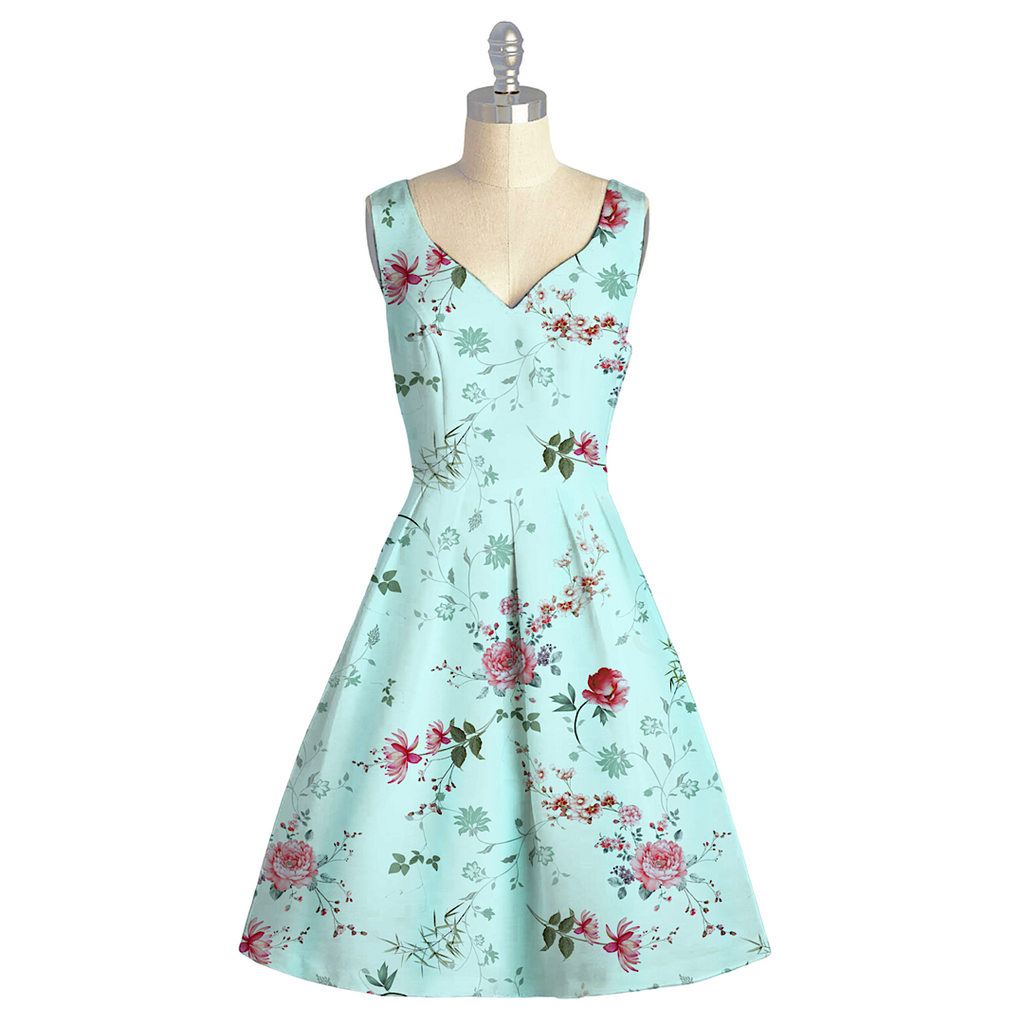 Sabyasachi Small Floral Print on Soft Organza & Crepe OM SS 27