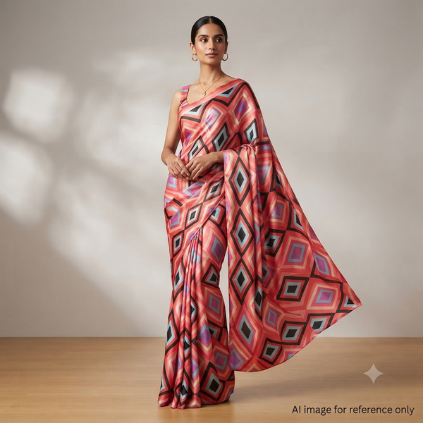 Symphony of Patterns: OM Fabs Presents Their Exclusive Collection of 100% Polyester and Viscose Fabrics, Crafted with Precision in India OM TK 157 C1