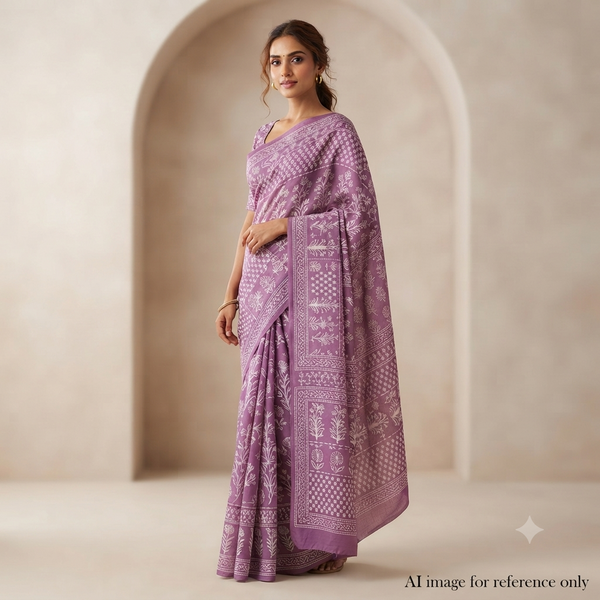 Timeless Elegance: Satin Georgette Collection by Traditional OM Fabs OM TK 18 C11