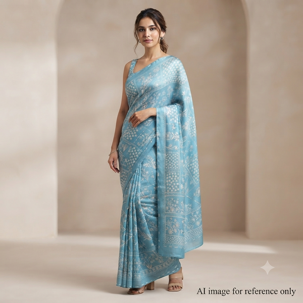Elegance Redefined: Satin Georgette Fabric Collection by Traditional OM Fabs OM TK 18 C5