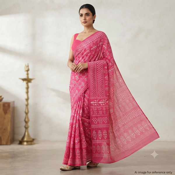 Timeless Beauty: Satin Georgette Marvels from Traditional OM Fabs OM TK 18 C14