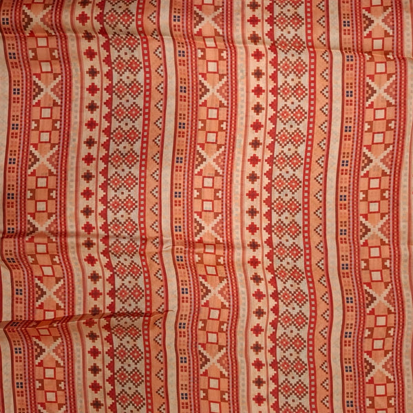 Tarun Tahilani Traditional Tribal Geometric Stripe Design Patola Prints in Pure Modal Satin  OM PS 412