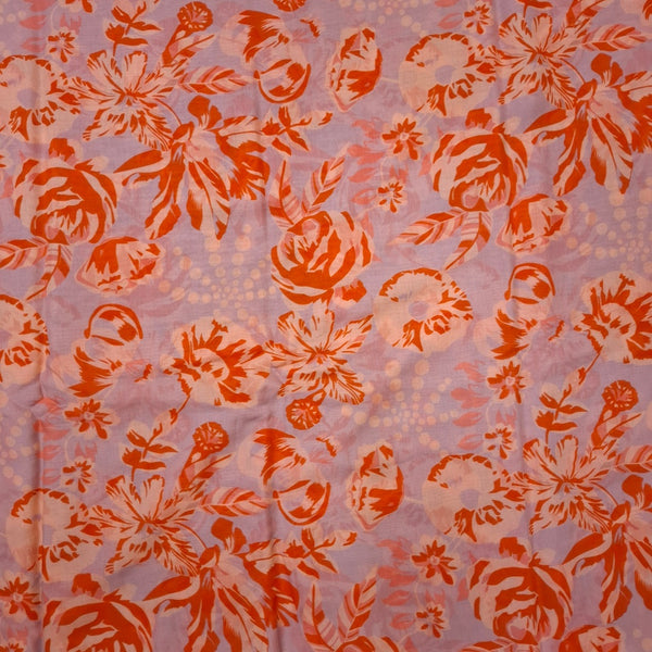 Archana Vintage Rose Floral Bouquet Print on Satin Georgette OM PS 409 C2