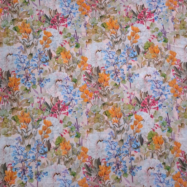 Floral Print design with Beige base colour OM PS 488 C1