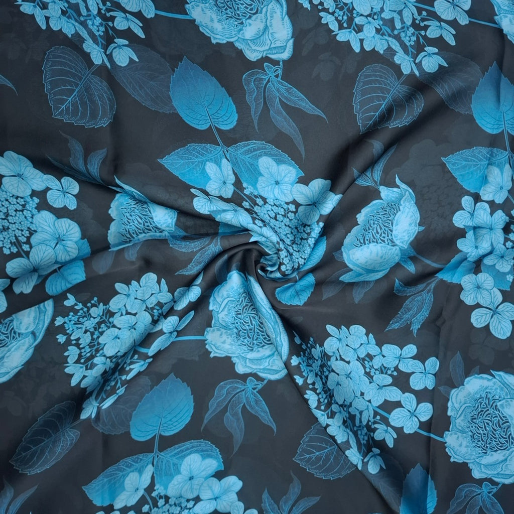 Floral Print design Black  with Gray OM PS 419 C1