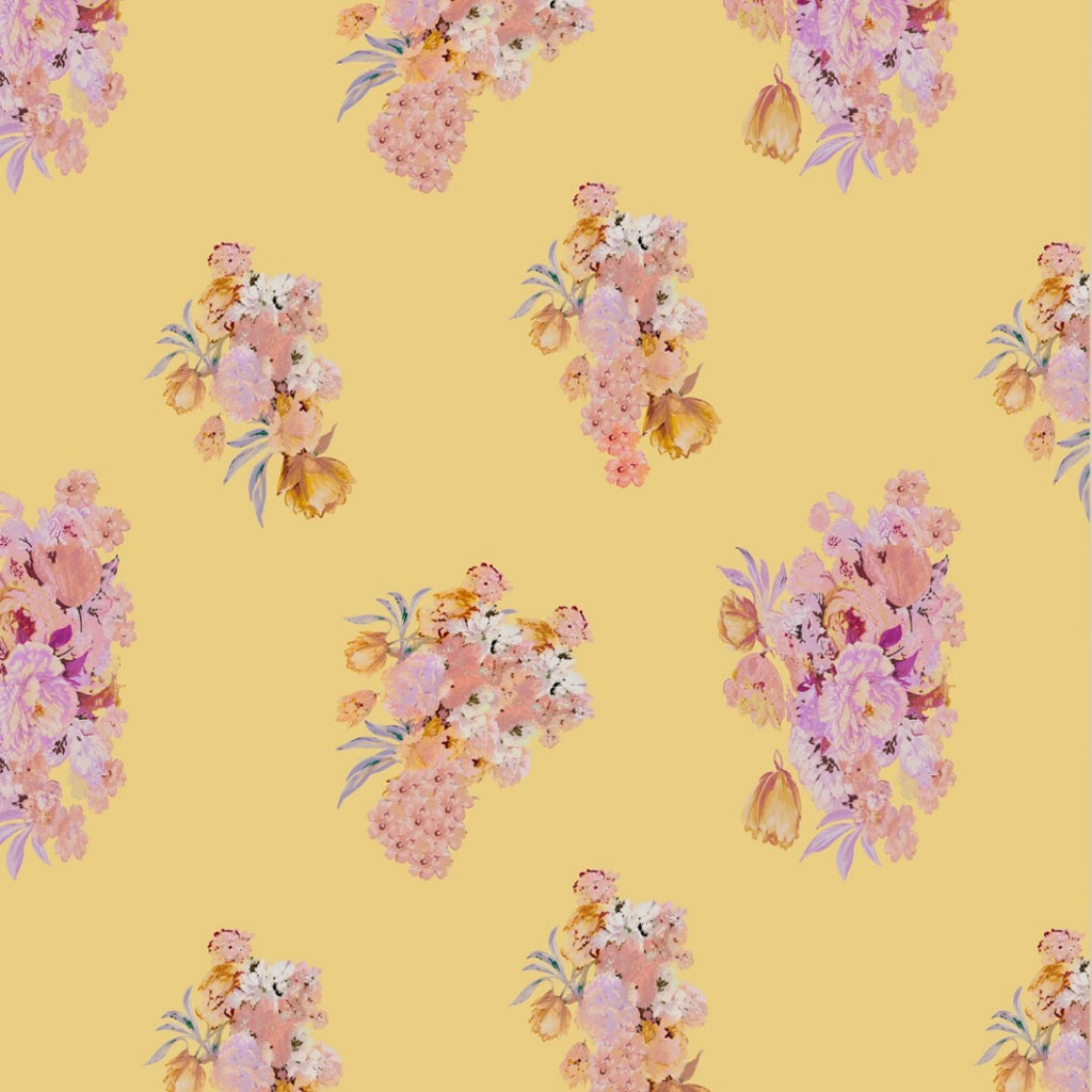Floral Print design with Yellow base  colour OM SG 268 C1