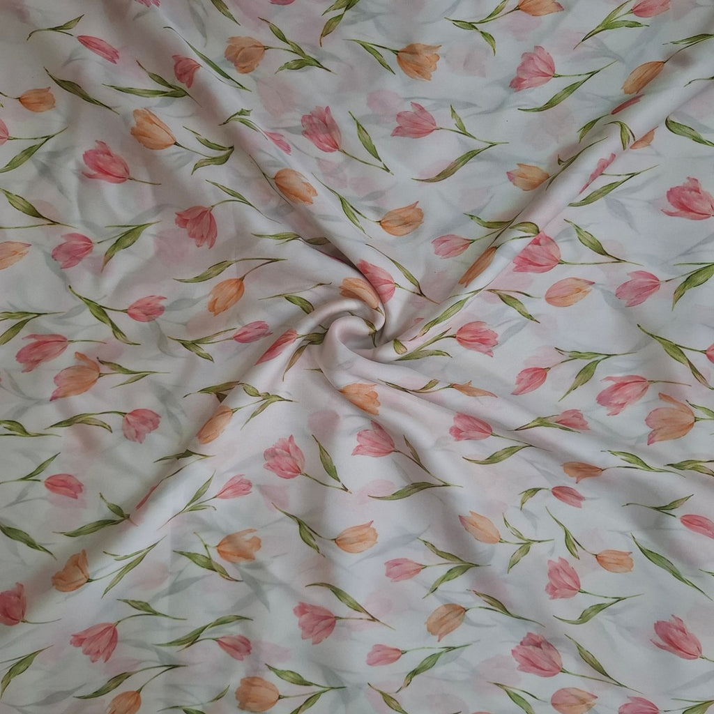 Small Rose Floral Print Design with Off White base colour OM PS 480 C1