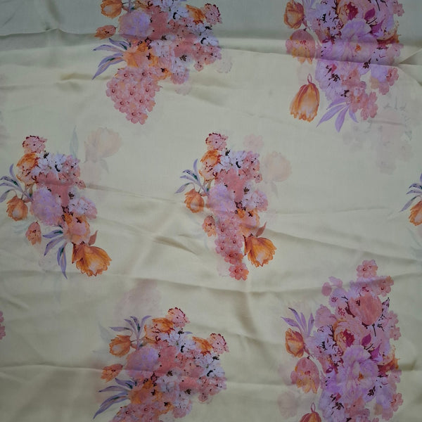 Floral Print design with Yellow base  colour OM SG 268 C1