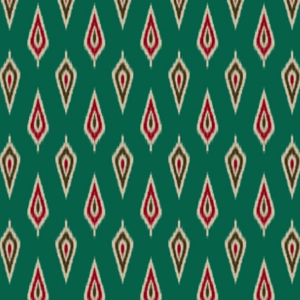Patola Print design with Green base colour OM DW 107 C1