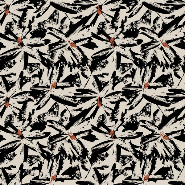 OM Fabs' Exquisite Made-in-India Satin Georgette Fabrics: A Floral Symphony of Luxury OM SS 143 C1