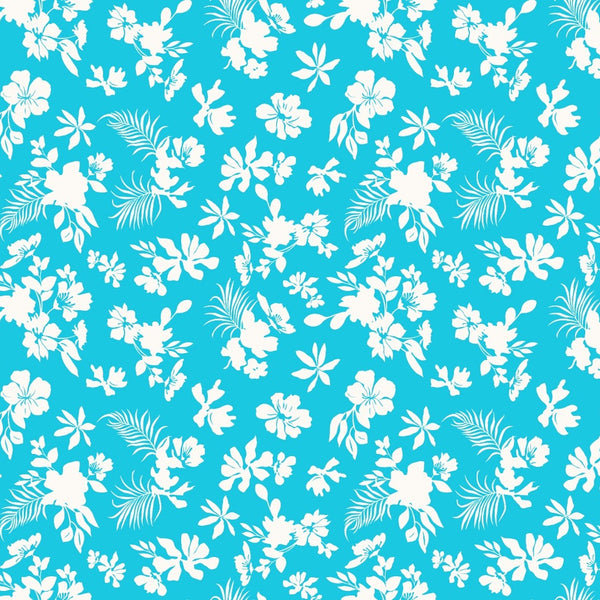 Blossoming Beauty: MultiColor Floral Pattern Digital Printed Fabrics by OM Fabs OM TK 191 C1