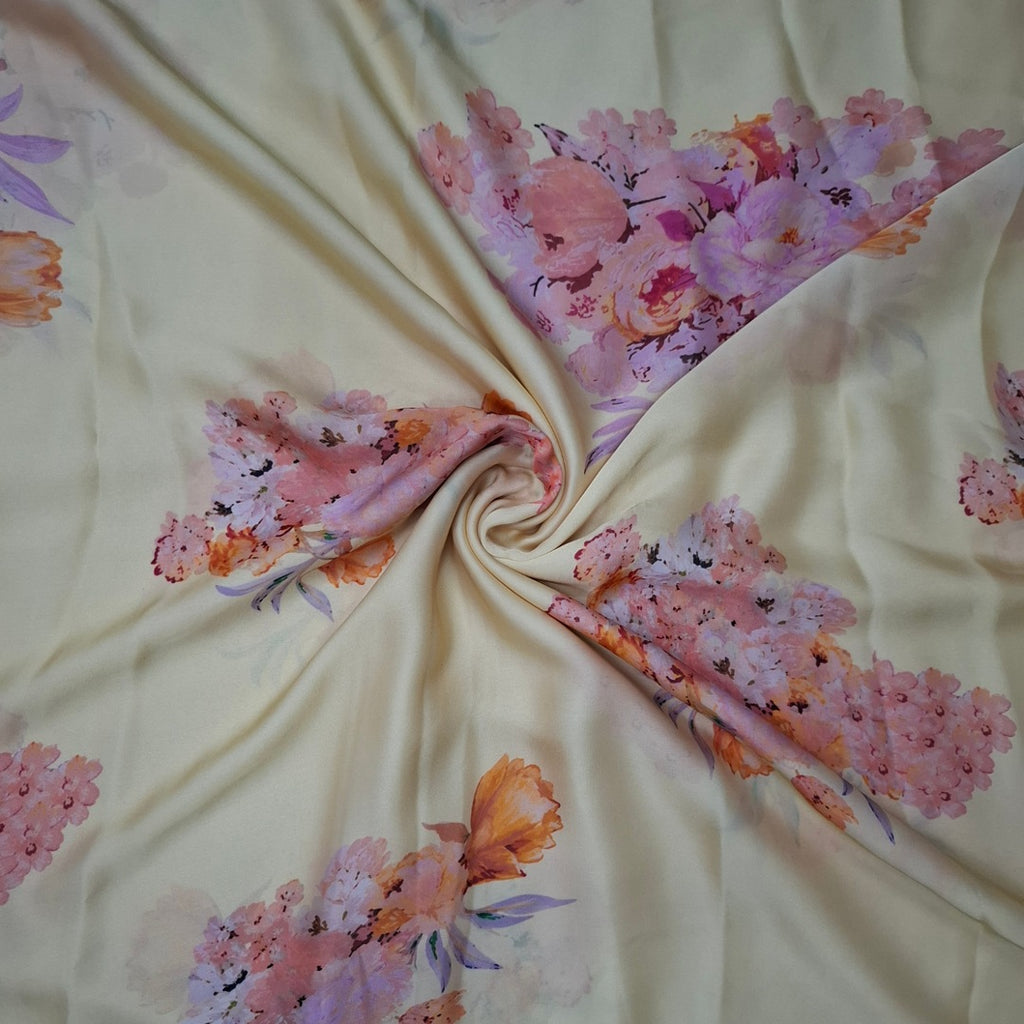 Floral Print design with Yellow base  colour OM SG 268 C1