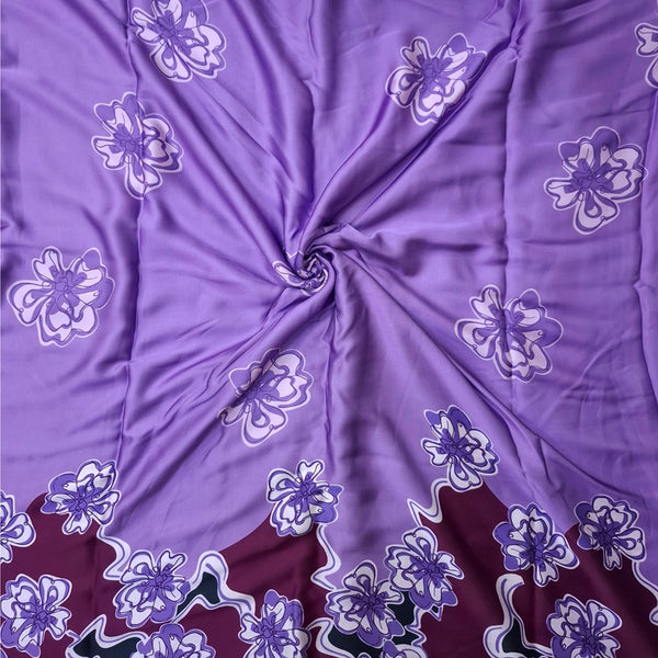 Abstract + Floral Daaman Farshi Salwar Style Print on Pure Modal Satin OM SG 258 C2