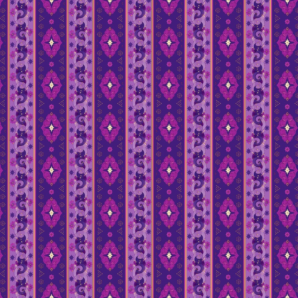 Abstract with stripe print design with violet colour OM PS 457 C1