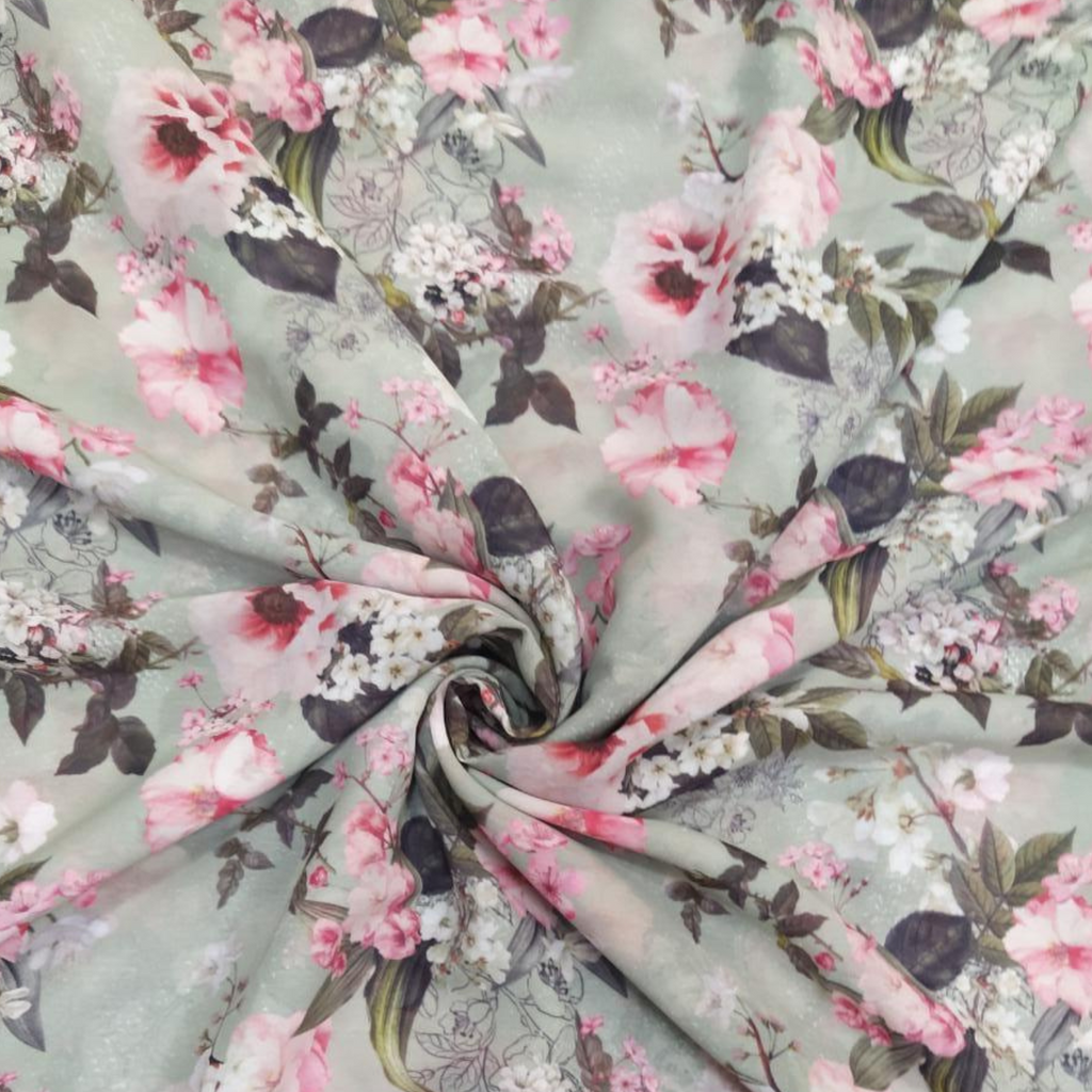 Blooms of Elegance: OM Fabs' MultiColor Floral Pattern Fabrics