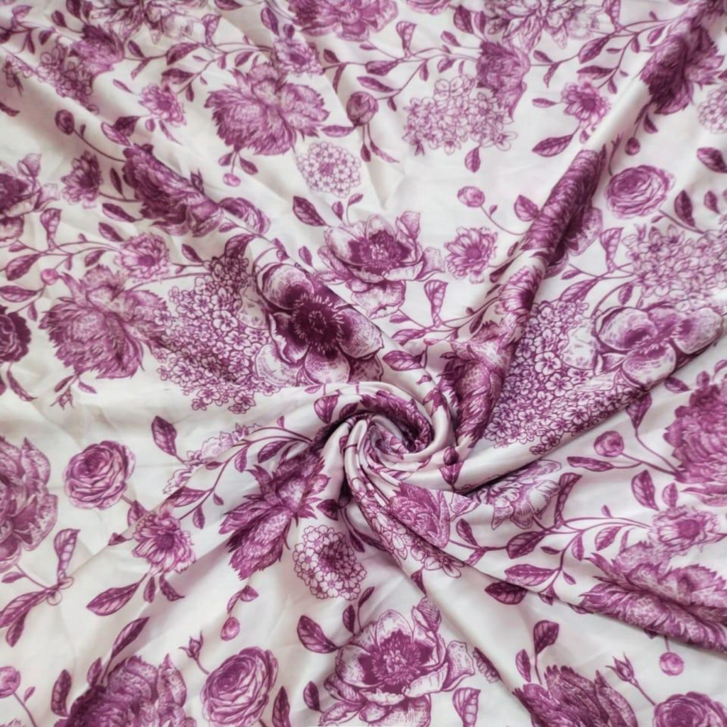 Floral OM Fabs: Captivating Satin Georgette and More