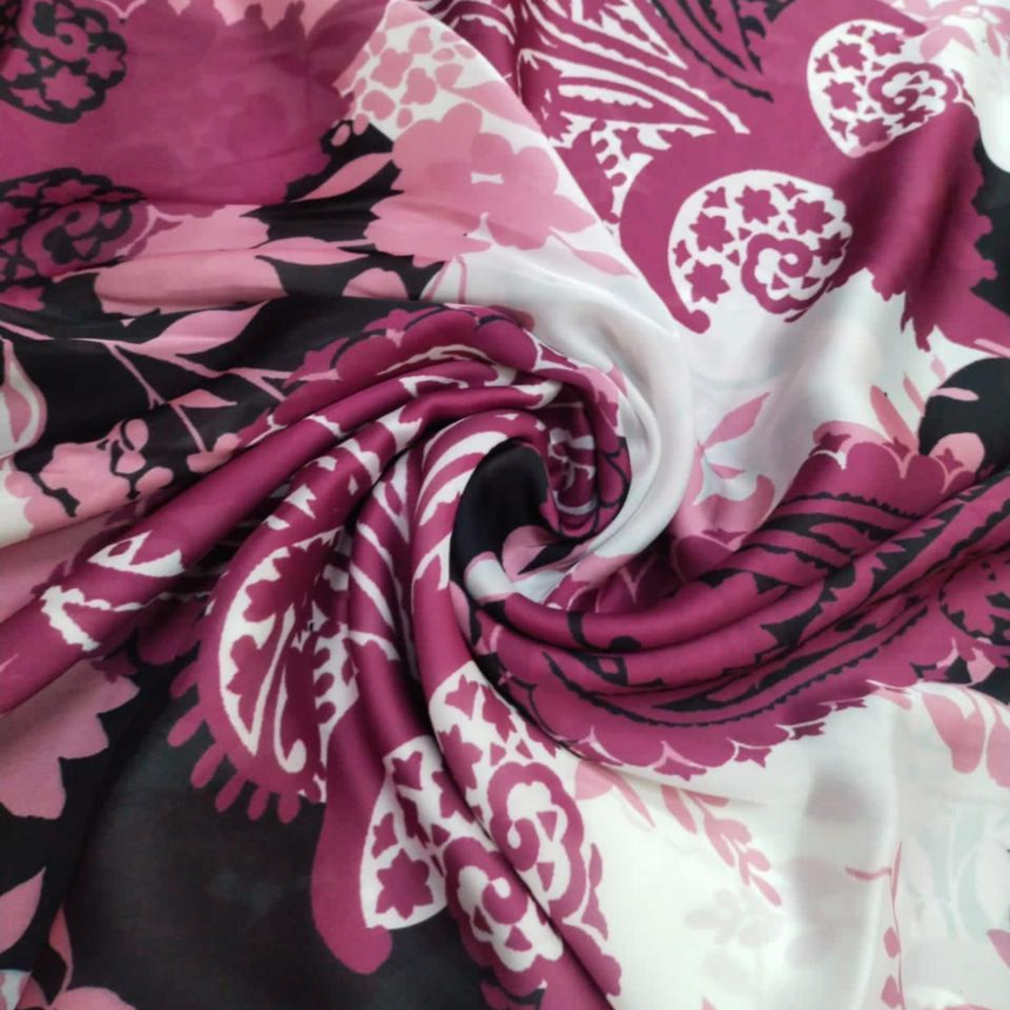 Elevate Your Style with OM Fabs' Exquisite Made-in-India Satin Georgette Fabrics