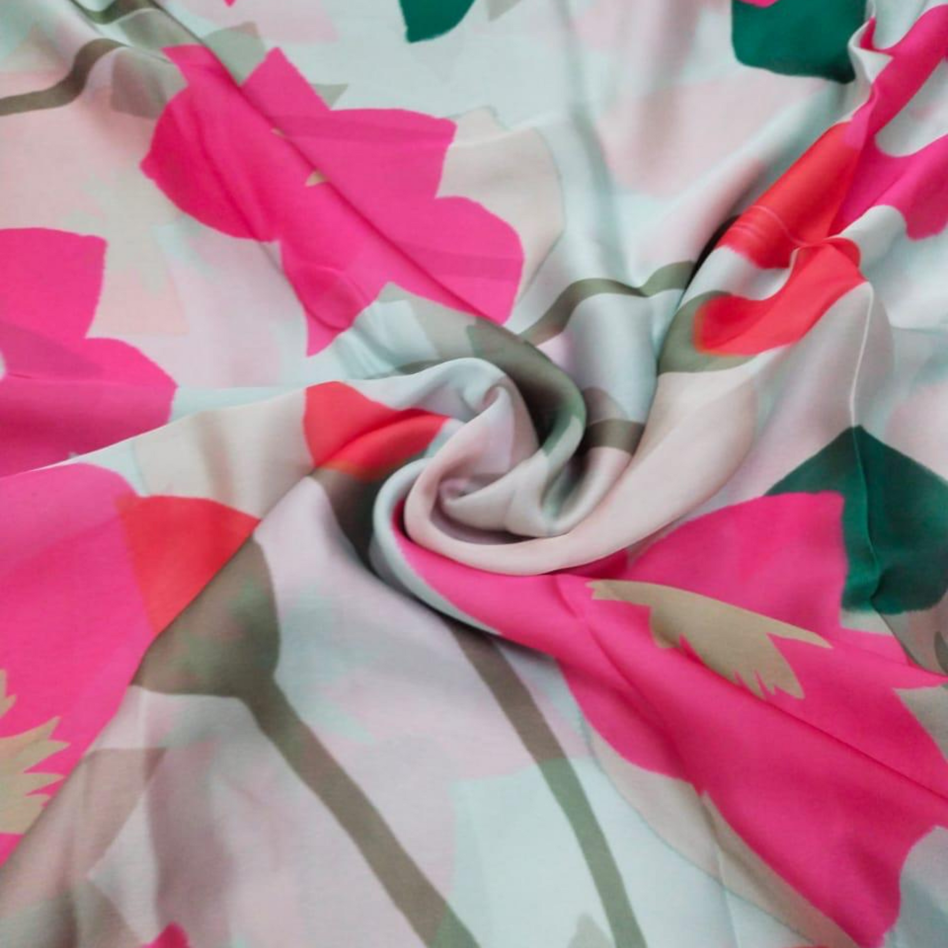 MultiColor Floral Elegance: OM Fabs' Digital Printed Fabrics