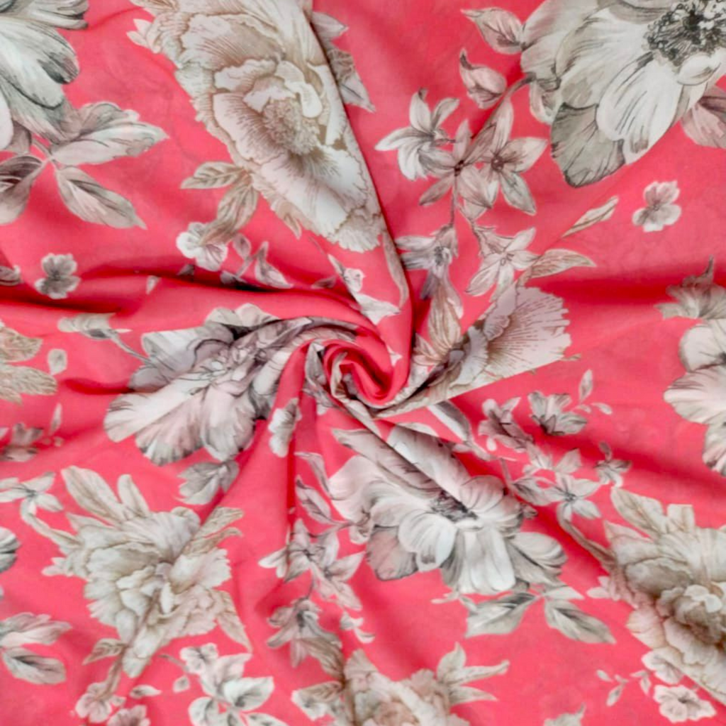 Elegance in Bloom: OM Fabs' MultiColor Floral Digital Printed Fabrics